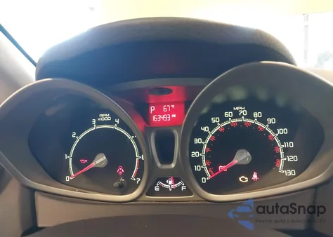 2012 Ford Fiesta Sel из США, поврежденный, VIN 3FADP4CJ6CM107022